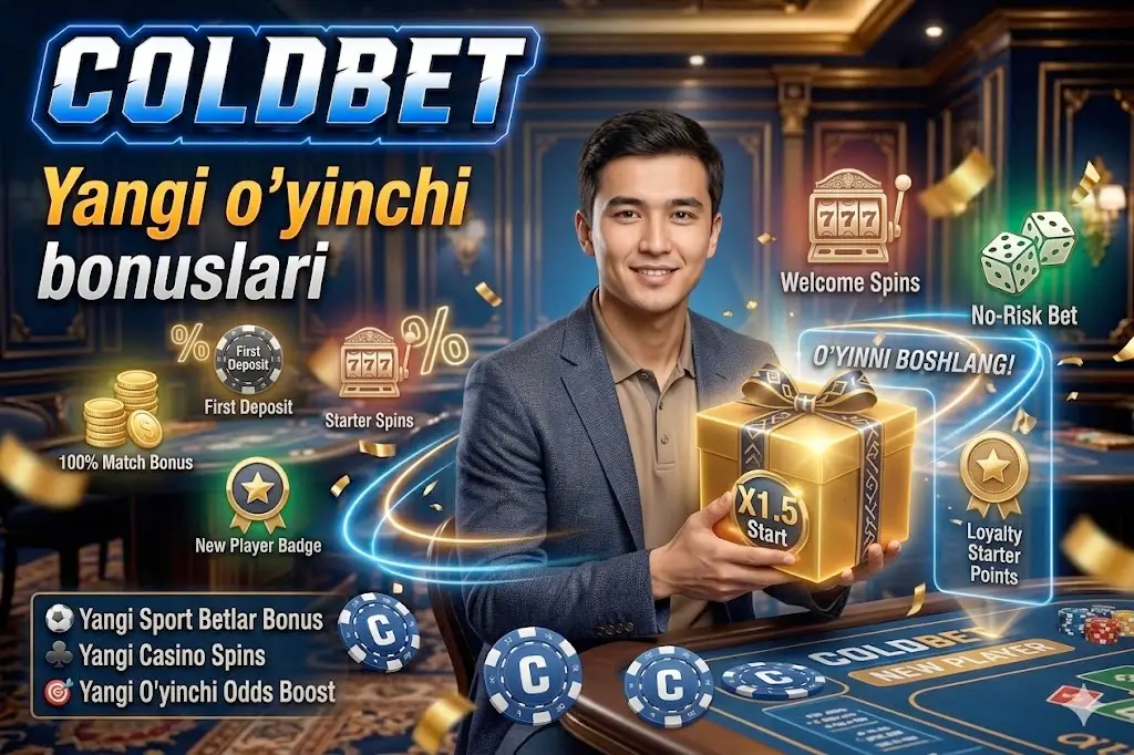 COLDBET Yangi o'yinchi